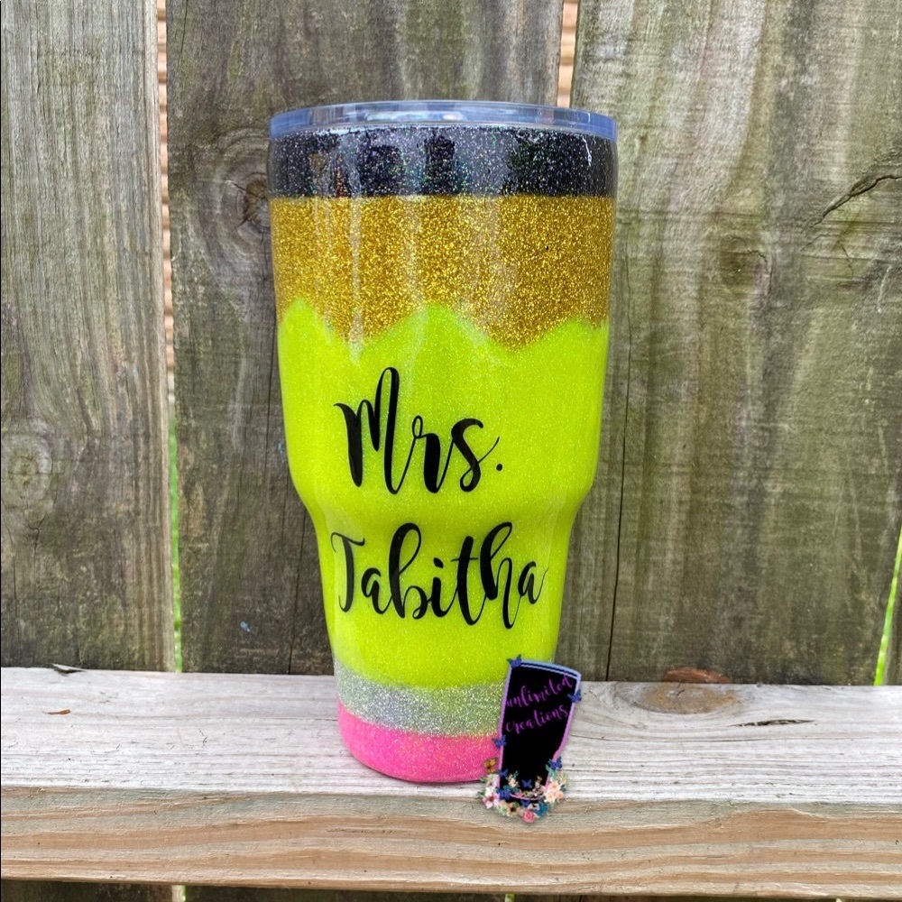 Teacher pencil ✏️ tumbler